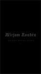 Mobile Screenshot of mirjamrouden.com